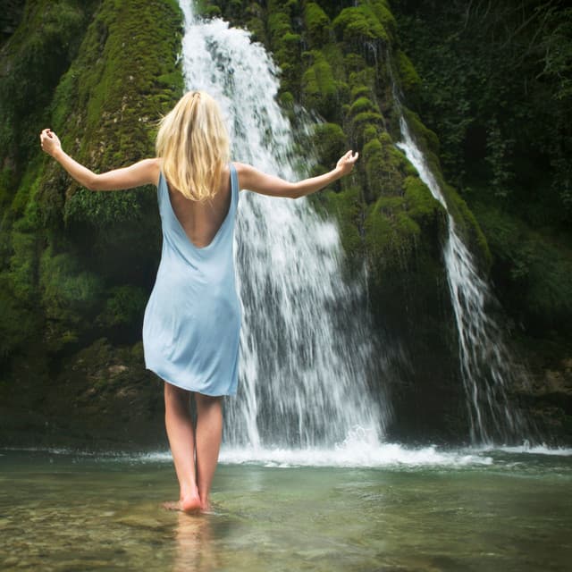 Calming River: A Binaural Waterfall Relaxation Experience - Soothing Waterfalls