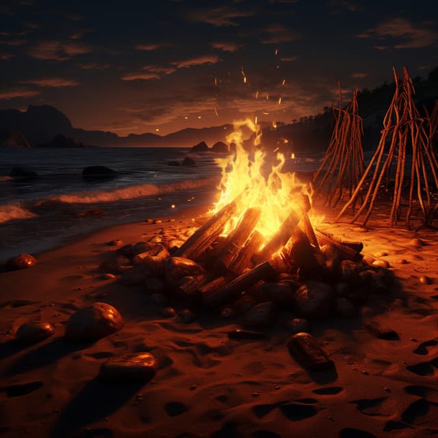 Pets' Fireside Calm: Soothing Crackling Tunes - Touch of Spades