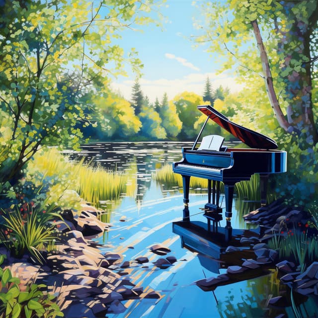 Piano Harmony by the Flowing Stream - Piano Relaxation