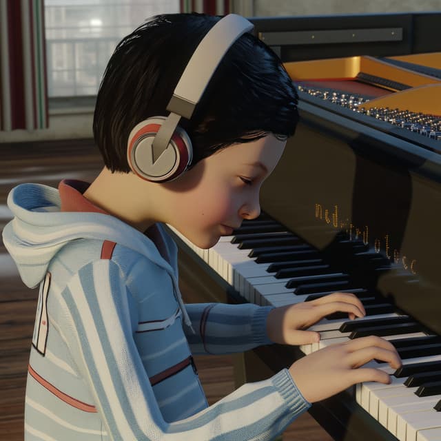 Serene Software Scenes: The Calm Canvas of Gaming - Klaviermusik