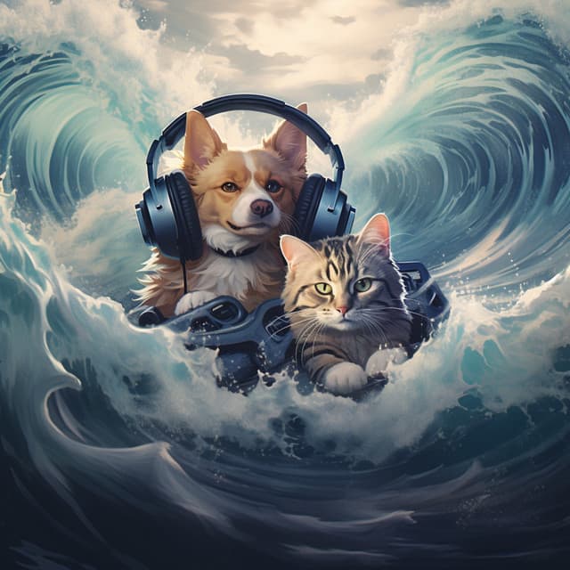 Ocean Retreat: Binaural Pet Serenity - Pure Healing Waves