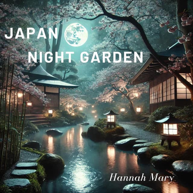 Japan Night Garden - Hannah Mary