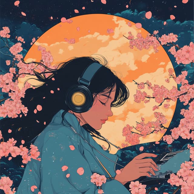 Cherry Blossom Vinyl Nights - Lo-fi Beats for Sleep