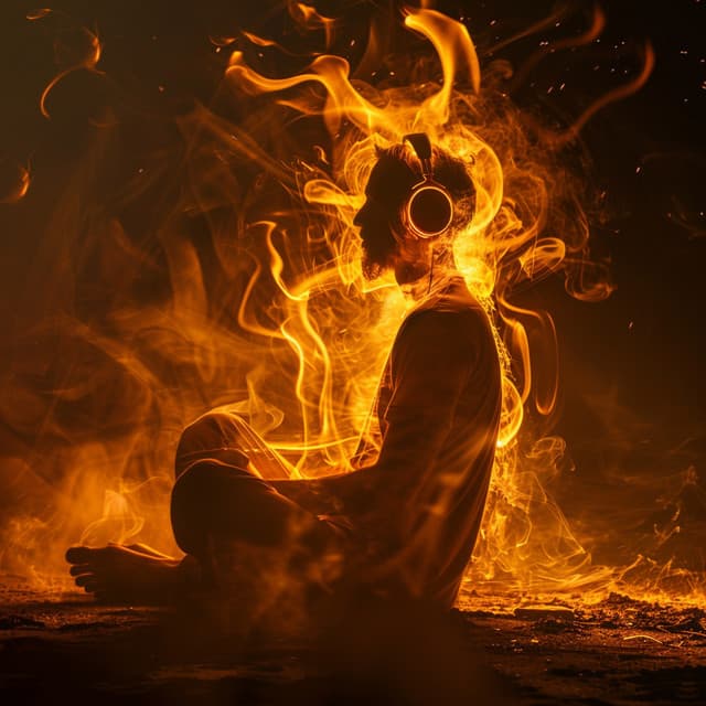 Fire Relaxation Waves: Binaural Harmony - Relaxed Minds