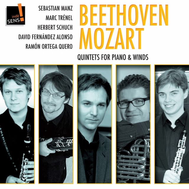 Mozart & Beethoven : Quintettes pour piano et vents - Mozart & Beethoven