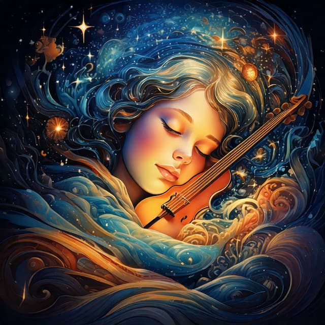 Lullaby Orchestra: Soothing Sleep Melodies - 741Hz Energy Orbiting Manifest Healing