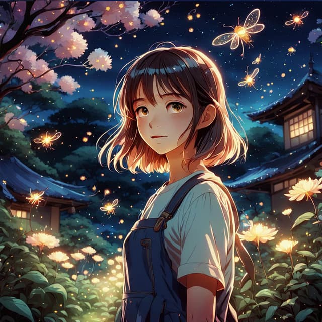 Chill Nights in Tokyo: A Study of Lofi Beats - Anime Girl Lofi