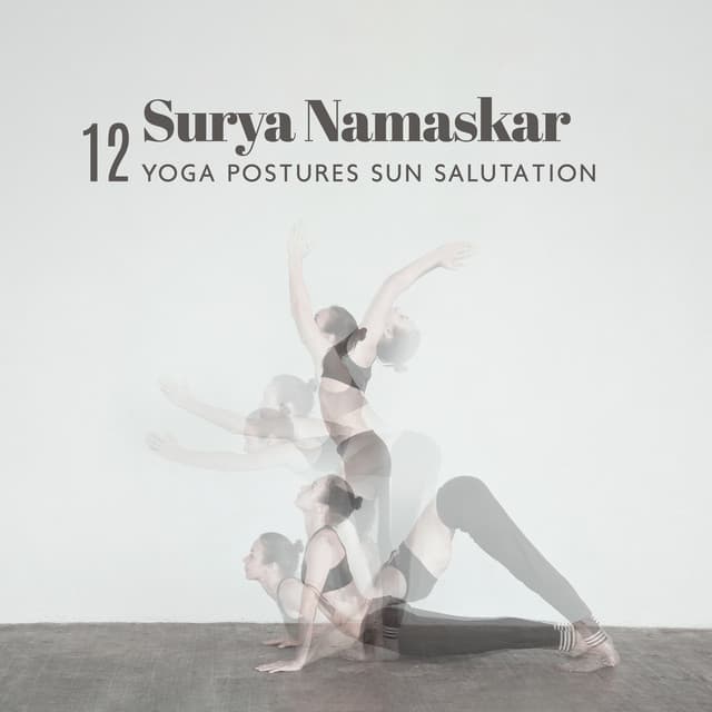 Surya Namaskar: 12 Yoga Postures Sun Salutation, Weight Loss Management, Stretching, Flexing and Toning the Muscles, Enhances Cognitive Functions - Rebirth Yoga Music Academy