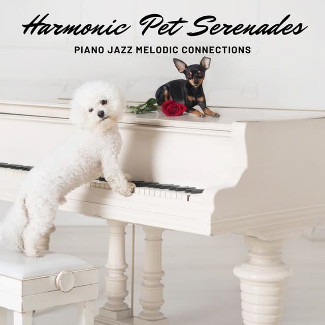 Harmonic Pet Serenades: Piano Jazz Melodic Connections - Relaxing Piano Jazz Music Ensemble