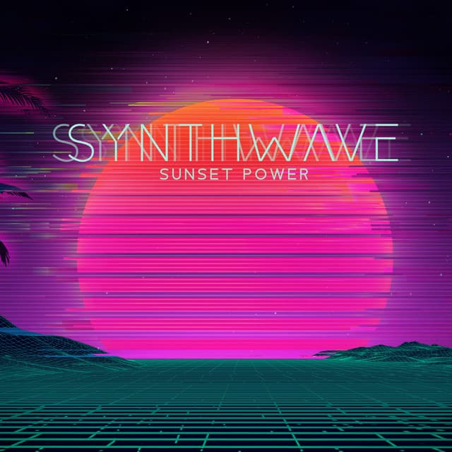 Synthwave Sunset Power: Chill Music for Car Drive - Power Walking Music Club