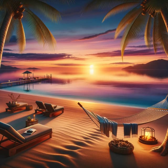 Beach Stillness after Work - Pam Cardalles