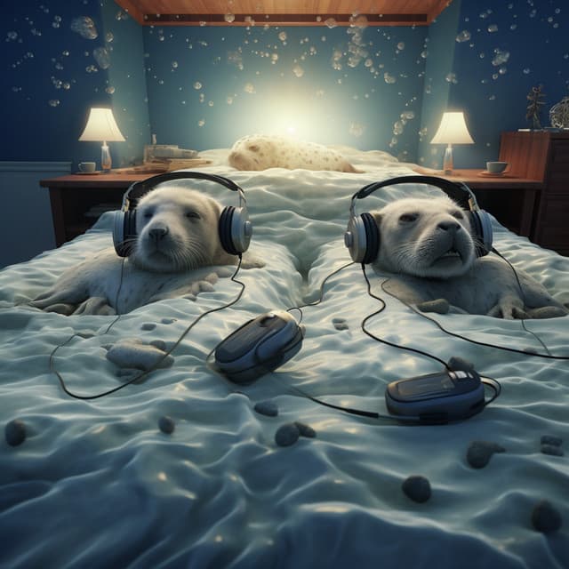 Dogs Ocean: Playful Paw Rhythm - TillDawn