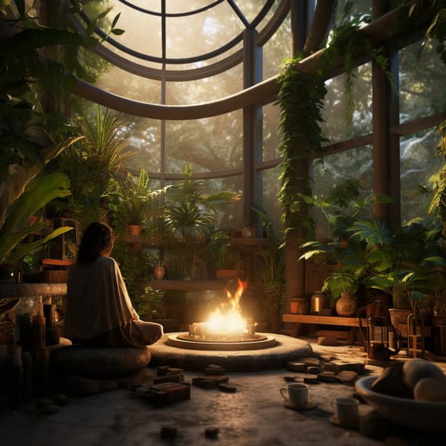 Meditation by the Fireside Glow - Ambient Sound Collective