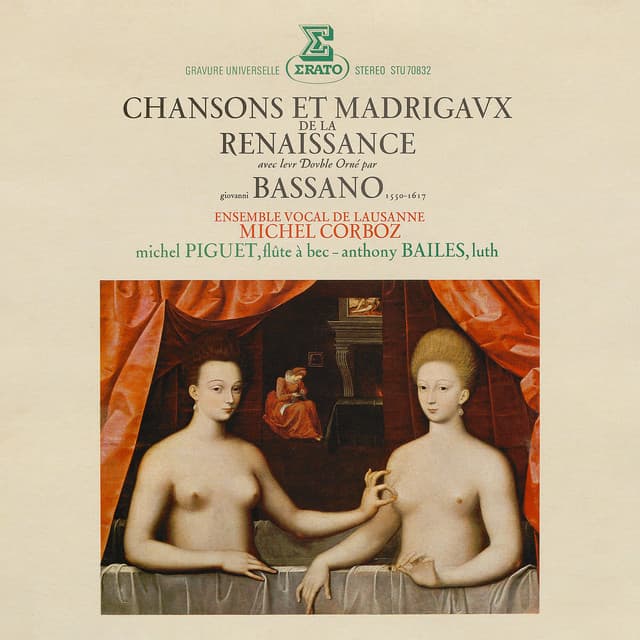 Chansons et madrigaux de la Renaissance avec leur double orné par Bassano - Michel Corboz