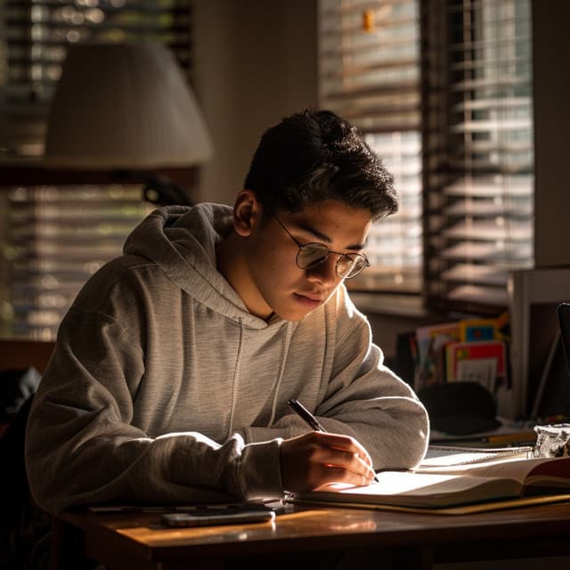 Rincón De Estudio Con Música Ambiental: Exploraciones Intelectuales - Estudiar