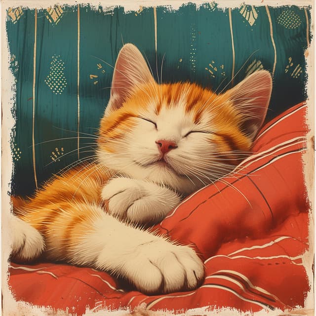 Caprichos De Siesta: Sonidos Calmantes Para Gatos - Gato dormido