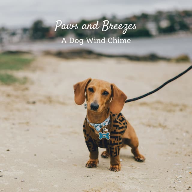 Paws and Breezes: A Dog Wind Chime - Soothing Air