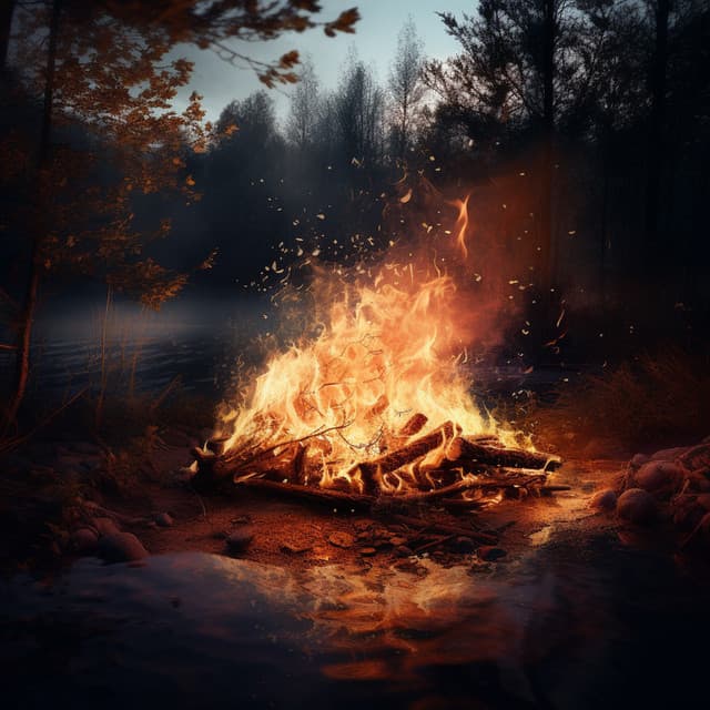 Fireside Relaxation: Peaceful Hearth Echoes - Music For Sex