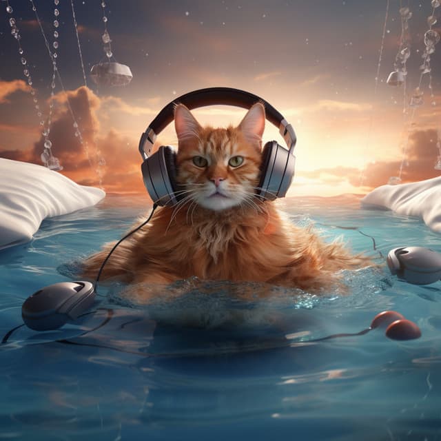 Cats and Ocean: Soft Purr Melodies - Bakery Music