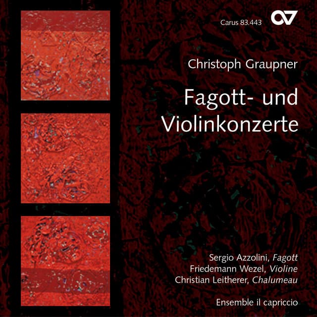 Christoph Graupner: Fagott- und Violinkonzerte - Christoph Graupner