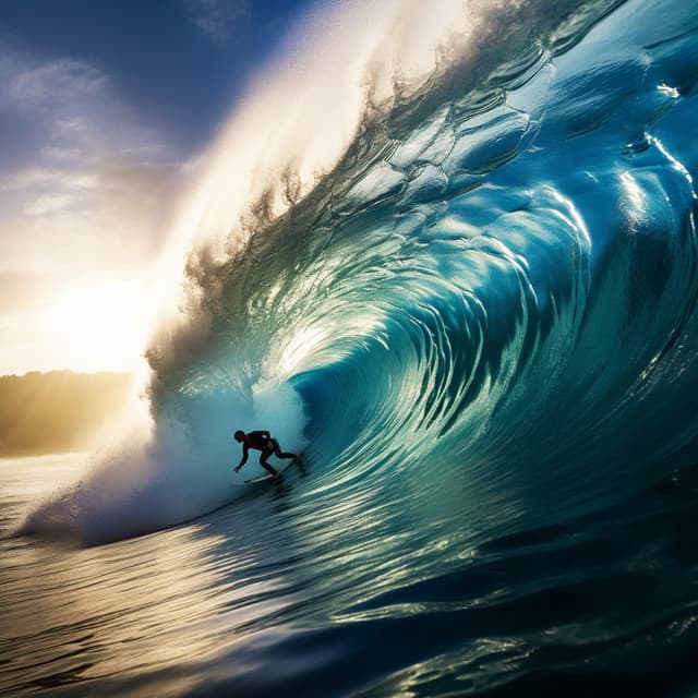 Corrientes De Estudio: Ecos Binaurales Del Océano - Latidos binaurales para estudiar