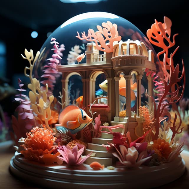 Música Para Aliviar El Estrés: Coral De Mascotas Bajo El Agua - Bosque ambiental