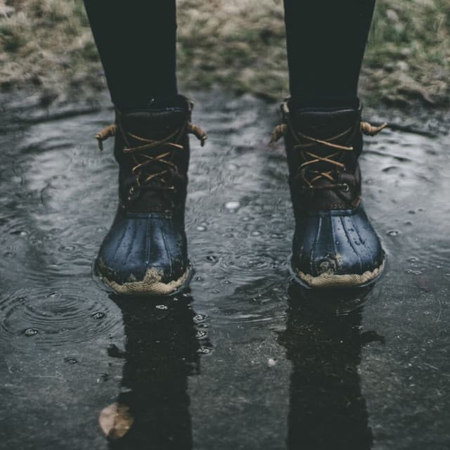 Relaxation Storms: Rain on Puddle and Thunder Calm - Stormy Dreams (Rain)