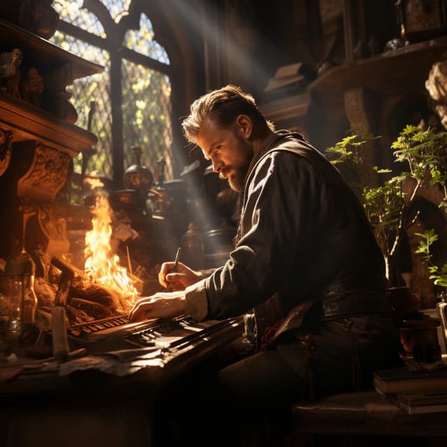 Himno De Brasas Para El Trabajo: Música En La Chimenea - Luces desde la distancia