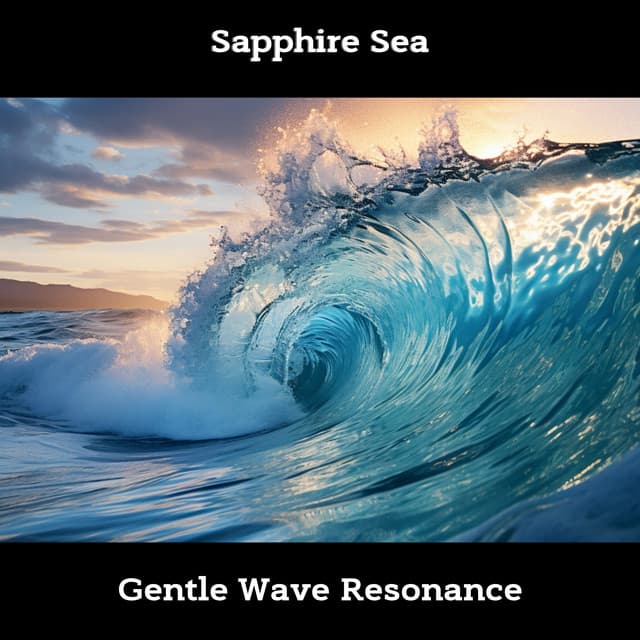 Sapphire Sea: Gentle Wave Resonance - ASMR Sea Waves