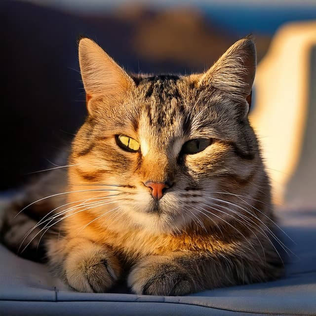 Serene Cat Tunes for Quiet Time - Energetic Harmonies