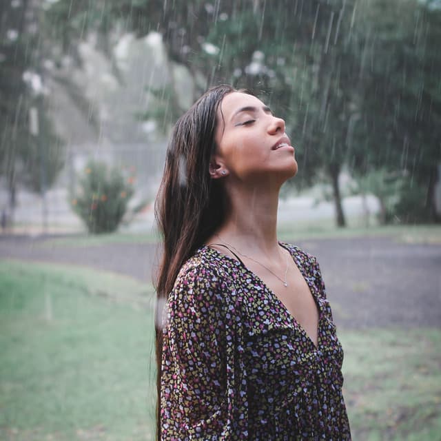 Rainy Serenity Soundscape: Lulling Tunes of Relaxation Chill Music - The Rain Library