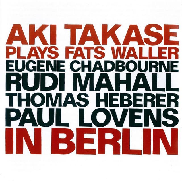 Aki Takase Plays Fats Waller - Aki Takase