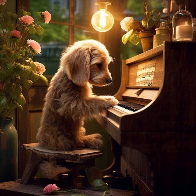 Piano Dogs: Joyful Notes Companionship - Music For Dogs Peace