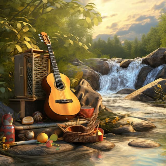 Liquid Harmony: A River Minuet - Soft Music for Daydreaming