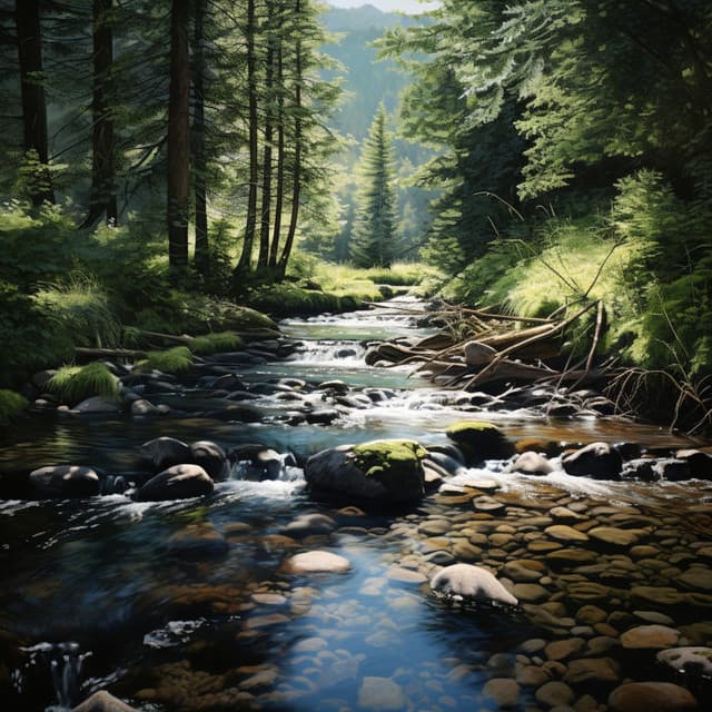 Stream Focus: Tranquil Sounds for Productive Work - Alpha Waves Focus