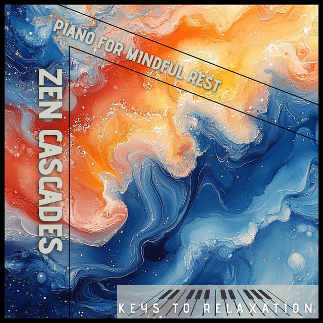 Zen Cascades: Piano for Mindful Rest - Keys to Relaxation