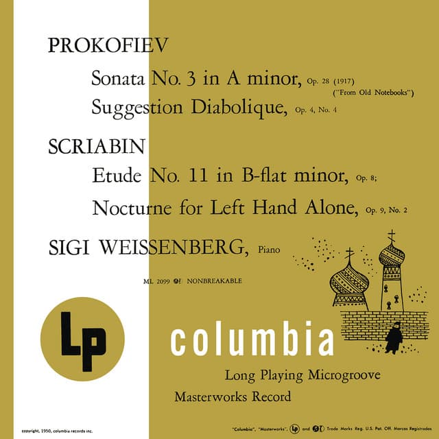Piano Music of Prokofiev, Scriabin & Rachmaninoff - Alexis Weissenberg