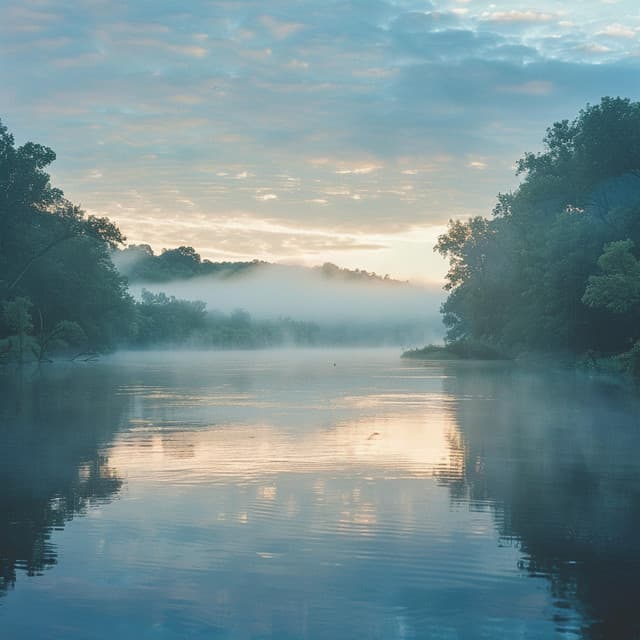 Flujo De Relajación Binaural: Serenidad Del Río - Tiempo Theta