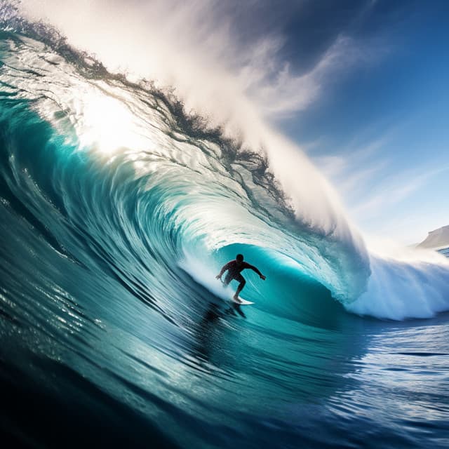 Surf De Trabajo: Cadencia Binaural Del Océano - Ritmos binaurales Música de trabajo