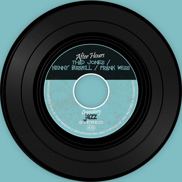 The Vinyl Masters After Hours - Thad Jones