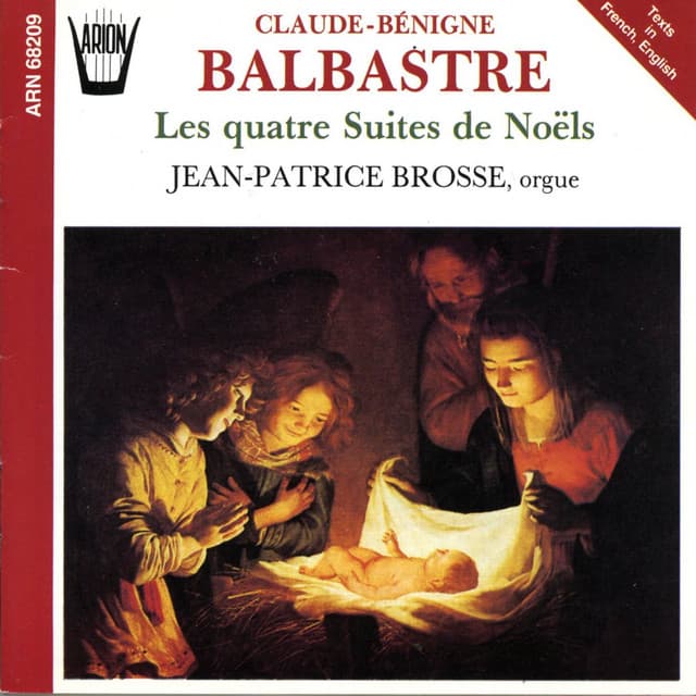 Balbastre : Les quatre suites de Noëls - Claude Balbastre