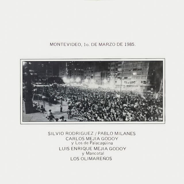 Montevideo, 1° de marzo de 1985 - Silvio Rodriguez and Pablo Milanes