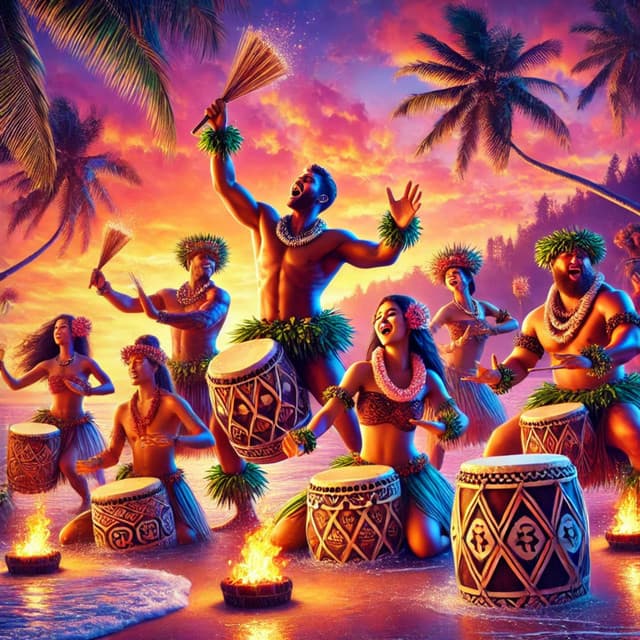 Tahitian Heartbeat: Polynesian Drumming for Hula Celebration - Kahalii