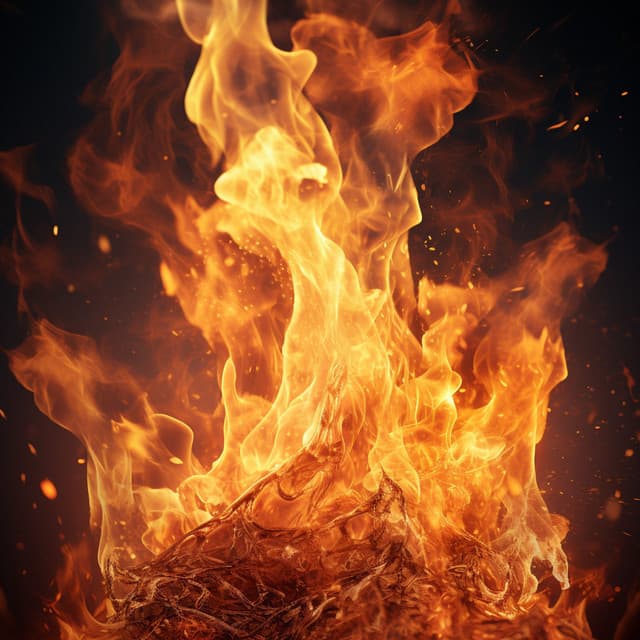 Llamas Somnolientas: Sonidos Nocturnos Relajantes Del Fuego - Bosque ambiental