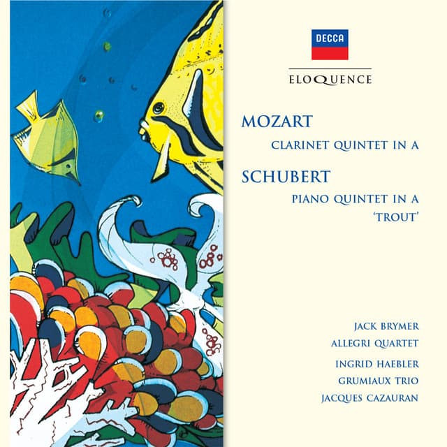 Mozart: Clarinet Quintet in A; Schubert: Piano Quintet in A - "Trout" - Jack Brymer