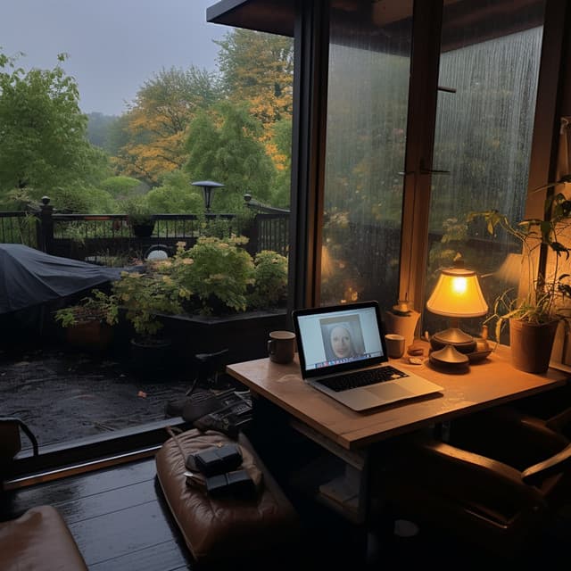 Rain Rhythm: Workday Melodic Beats - Pacific Soundscapes