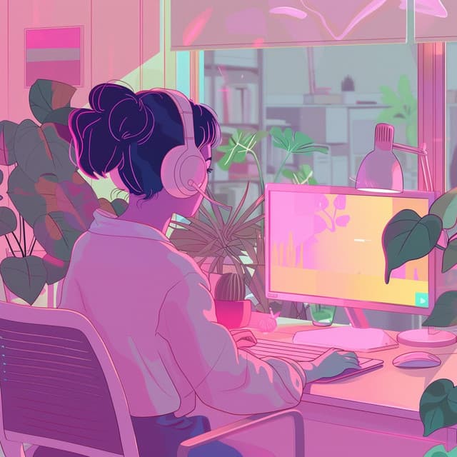 Ritmos De Estudio Lofi: Vibras Académicas Ambientales - Lo-Fi simple