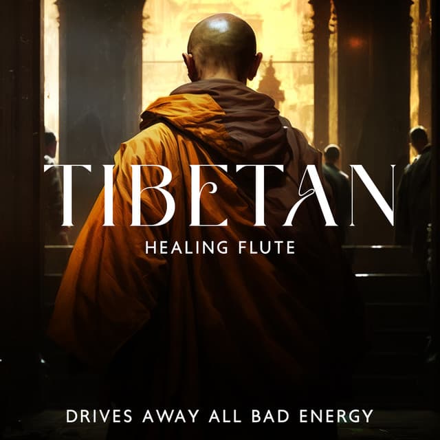 Tibetan Healing Flute: Drives Away All Bad Energy, Om Chanting, Stop Thinking Too Much, Eliminate Stress, Increase Mental Strength, Anxiety and Calm the Mind - Ageless Tibetan Temple