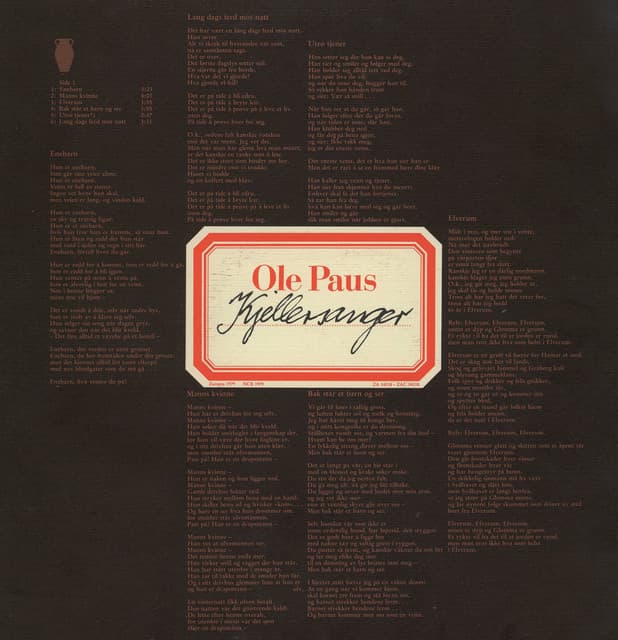 Kjellersanger - Ole Paus