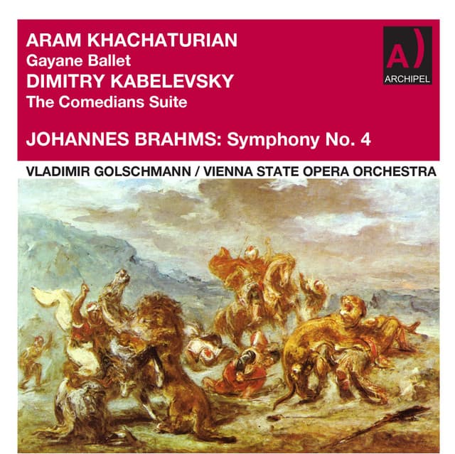 Khachaturian, Kabalevsky & Brahms: Orchestral Works - Vienna State Opera Orchestra